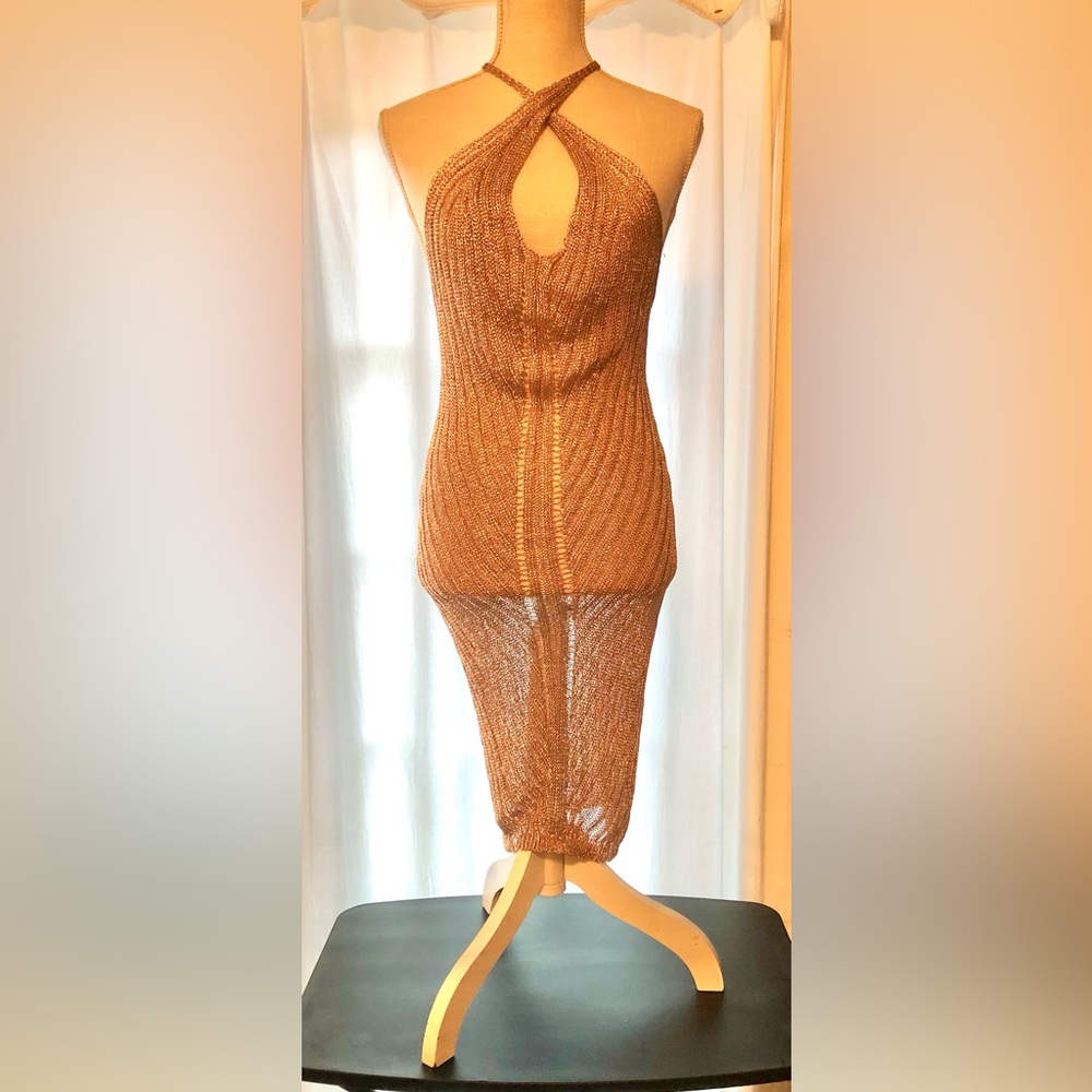 WINDSOR(ROSE GOLD) Dress for Bathing Suits and or Warm Weather Outings size M